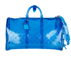 Keepall 55 Bandouliere, Acetate, Blue, BA0189(2019), DB/S, 3*